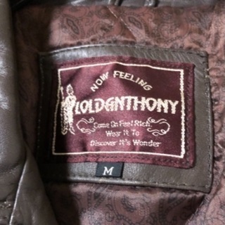 お値下げ　LOLD GNTHONY レザージャケット 牛皮の画像