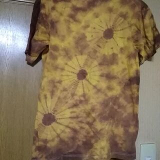 タイダイ染め(カゴ染め) レディー・ティーシャツ👕古着　タイ製　...