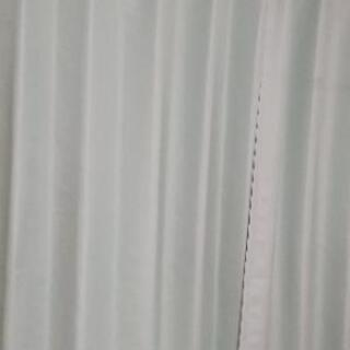カーテン２枚組 綺麗なグリーン の画像
