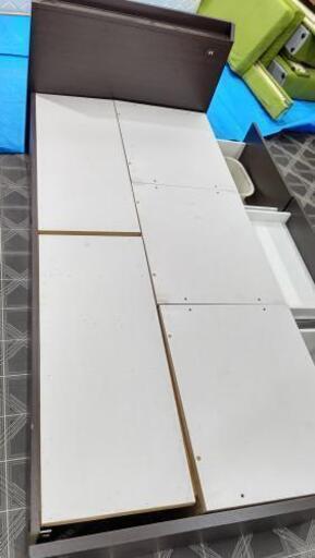 ニトリ　収納付き　シングルベッド　G
