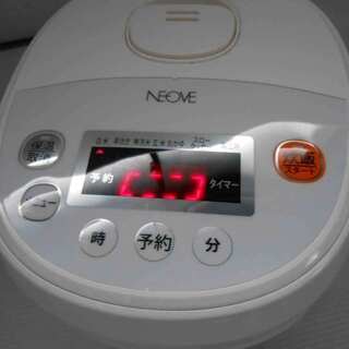 【配送可】【美品】NEOVE 3合炊き 炊飯器 RRS-AM30WT マイコンジャー（近くなら配送も可能です。お問合せ下さい。）の画像