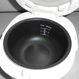 【配送可】【美品】NEOVE 3合炊き 炊飯器 RRS-AM30WT マイコンジャー（近くなら配送も可能です。お問合せ下さい。）の画像