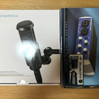 Presonus Audiobox USB &オーディオテクニカAT2020 コンデンサーマイク｜配信実況&楽器収録セットの画像