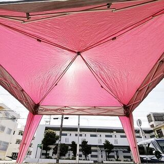テントタープ キャンパーズコレクション ハイコンパクトパティオタープカラーズ(220×220) ピンク FHC-220UVP(CPK) ピンクの画像