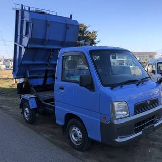 ★サンバートラック 軽ダンプ ダンプ 5速MT ブルー