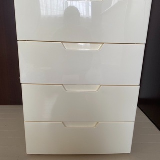 【決まりました】中古　ウッドトップチェスト4段