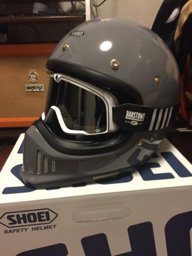 SHOEI ex-zero サイズXL (100%barstowゴーグル付き)