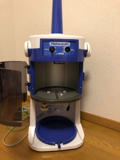 取りに来れる方限定　業務用かき氷機　初雪　閉店の為出品