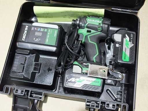 【苫小牧バナナ】ハイコーキ/HIKOKI マルチボルト 充電式 インパクトドライバー WH36DC 2XP 中古 動作OK 状態良好♪