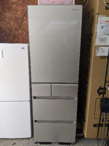 【売約済み】冷蔵庫　冷凍冷蔵庫　大型　パナソニック Panasonic NR-E413PV  [パーシャル搭載冷蔵庫 (406L・右開き) 5ドア ] 検　6ドア　2017年製　美品　ナノイー　ファミリーサイズ　大容量　SHARP　HITACHI　パーシャル