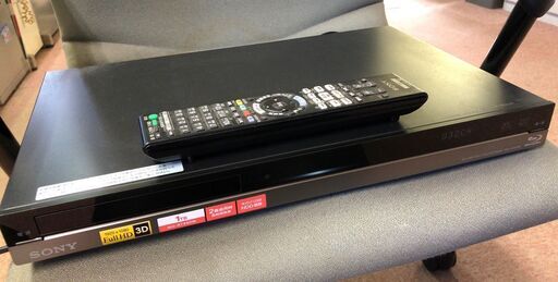 ★中古★sony　ソニー　ブルーレイディスクDVDレコーダー　BDZ-AT950W　２０１１年製　リモコン付　DVDトレイ開閉OK　通電確認済