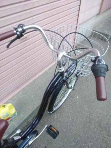 決まりました！防犯登録料込み。札幌市内配達無料！中古26インチ紺色。