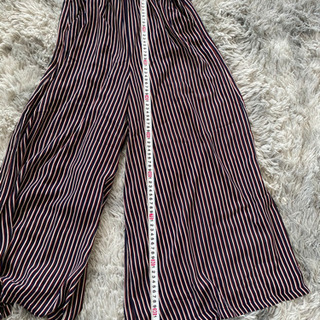 ワイドパンツ ストライプ