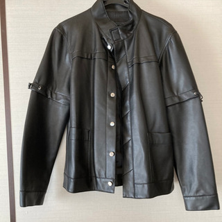 PAZZO レザー風ジャケット　メンズ　男性
