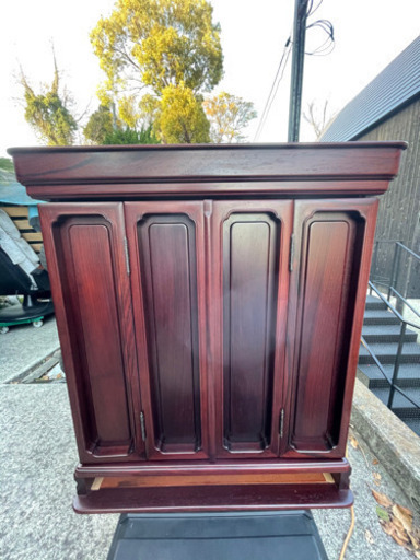 唐木　紫壇製　仏壇　無垢材