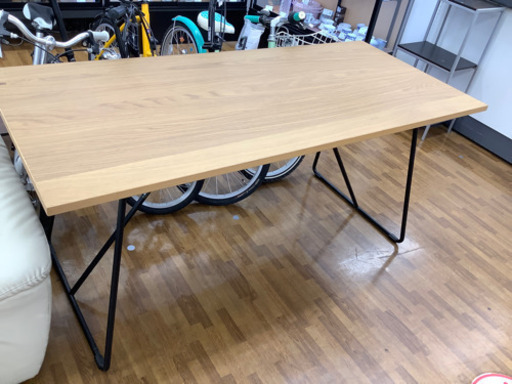 折りたたみテーブル　無印良品　ナチュラル　オーク材　14080円