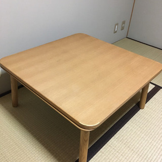 無印良品　正方形こたつ　フラットヒーター　DK10023