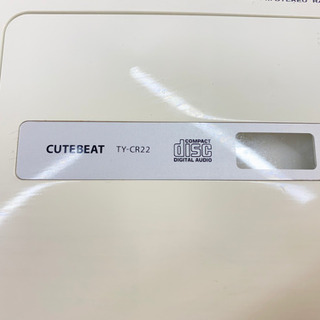 【簡単清掃済んでます🌟動作ok😊】CDラジオ TOSHIBA TY-CR22 の画像