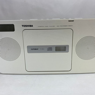 【簡単清掃済んでます🌟動作ok😊】CDラジオ TOSHIBA T...