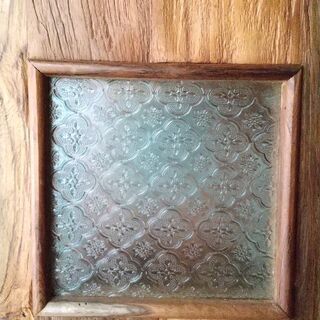 KAJA   UKKO Old Teak Wood Cube Box  の画像
