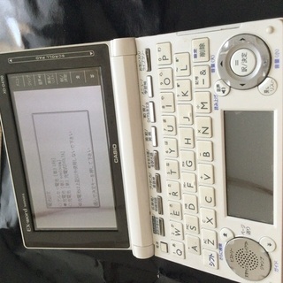 エネループ2本、充電器付き◆カシオ電子辞書 EX word 高校生推奨品usedの画像