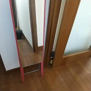姿見 縦型ミラー の画像