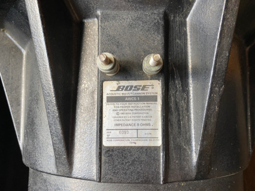 BOSE AWCS-1 超弩級キャノンウーハー (2本)