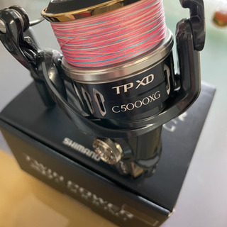 シマノ ツインパワーXD C5000XG 社外ハンドルノブ付き