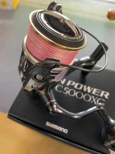 シマノ ツインパワーXD C5000XG 社外ハンドルノブ付き