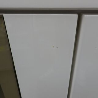 食器棚 キッチン収納  白エナメル 幅120㎝ 3枚扉 キャビネット エナメル ホワイト 西岡店