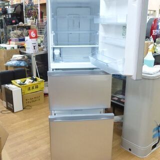 3ドア冷蔵庫 330L 2018年製 TOSHIBA GR-K33S ベジータ 自動製氷機能