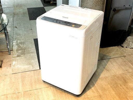 札幌近郊　送料無料　2016年製★美品★中古☆ Panasonic 5kg 清潔にする3つの槽洗浄機能!! 洗濯機【NA-F50B10】