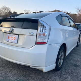 車検令和3年6月 h22年式 プリウス Tチェーン スマートキー 社外ナビ 修復歴無し 機関良好 内外装良好 ETC付き 乗って帰れる！支払総額27.8万円★今年度分税金当社負担！の画像