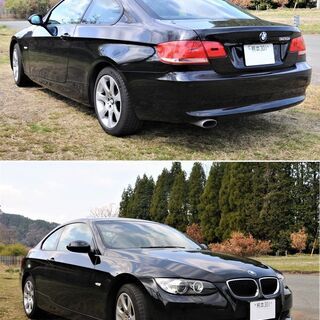 BMW 320iクーペ★ブラックメタ★車検たっぷり★電動サンルーフ 本革シート 純正ナビABS スマートキー  ETC の画像