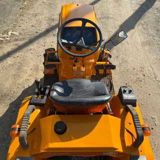 クボタトラクター 4WD B1-14D ブルトラ 14馬力 ロータリー付き 塗装済み 状態綺麗 RS1203M 程度良好 山口県から モンローマチック 家庭菜園の画像
