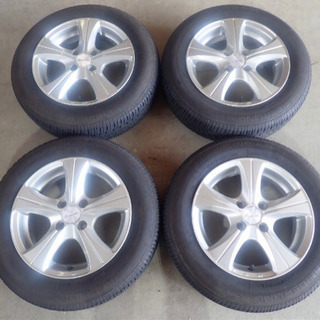 ▼コンパクトカー用中古タイヤホイールセット▼165/70R14▼