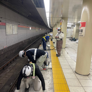 【緊急募集】夜勤　地下鉄作業員、日勤　作業員募集！20〜30代活躍中‼︎の画像