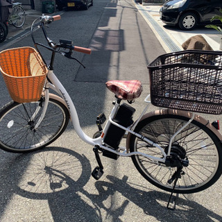 ☆ 26インチ 電動アシスト自転車207 シマノ製6段変速機 最新後輪