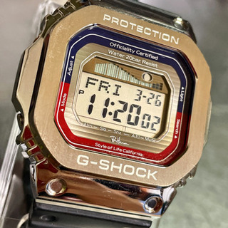 【極美品】【送料無料】G-SHOCK GLX-5600 Ron Herman（ロンハーマン）コラボ　silver custom