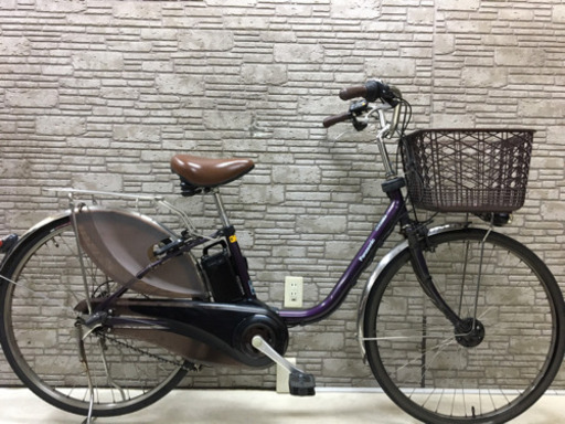 東京23区配達無料　新基準 Panasonic パナソニック ビビ　8Ah リチウム 電動自転車☆中古☆パナ26インチ