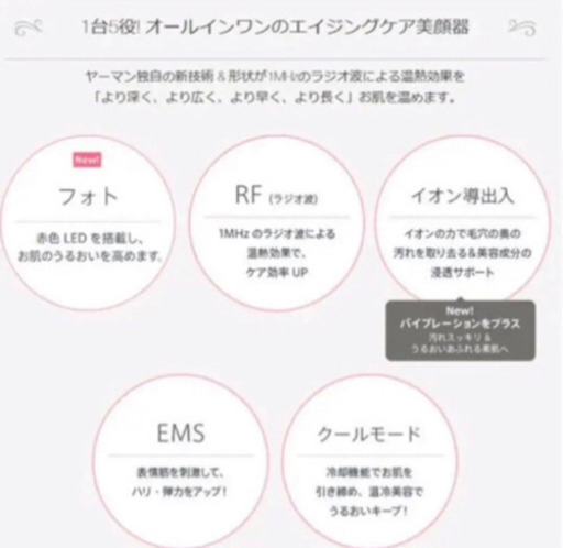 【未使用】YA−MAN ヤーマン 美顔器 RFボーテフォトプラス HRF-10T