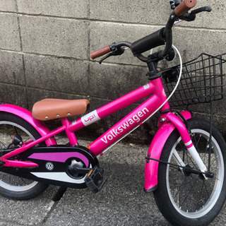 【子供用中古自転車】16インチ　フォルクスワーゲン製　美品でオシ...