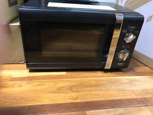 YAMAZEN 電子レンジ　MW-Y205(B)6 60Hz　2018年製