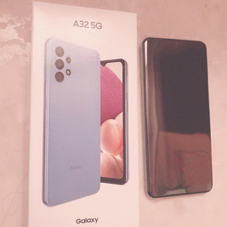 本日のみ唐津にてお取引可能！GALAXY A32 SCG08 ブルー5G  一括購入の画像