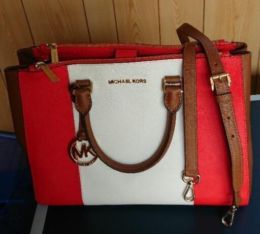 お値下げ♪MICHAEL KORS バイカラー 2wayバッグ