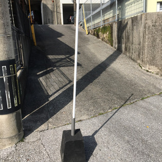 のぼりたて台6つ、のぼり棒2つ、セットのみの画像