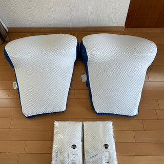 高級枕　BlueBlood 替えカバー付(未使用)
