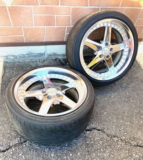 ★希少★WORK エクイップ ホイール 18インチ 9.5J 5穴 114.3 +28  2本セット