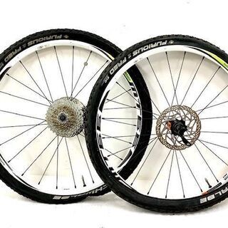 自転車　タイヤ　SCHWALBE FURIOUS FRED マウンテンホイール ホイール 559x19C MT66 26インチ SHIMANO MTB用タイヤ 前後セット 2本セット