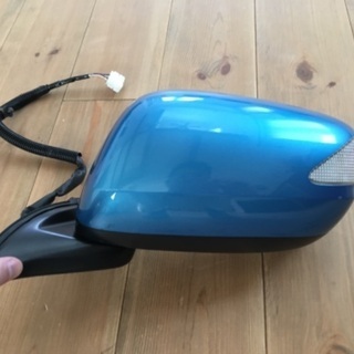 【ジャンク】フィットGE6 左ドアミラー ブリリアントスカイメタリックの画像